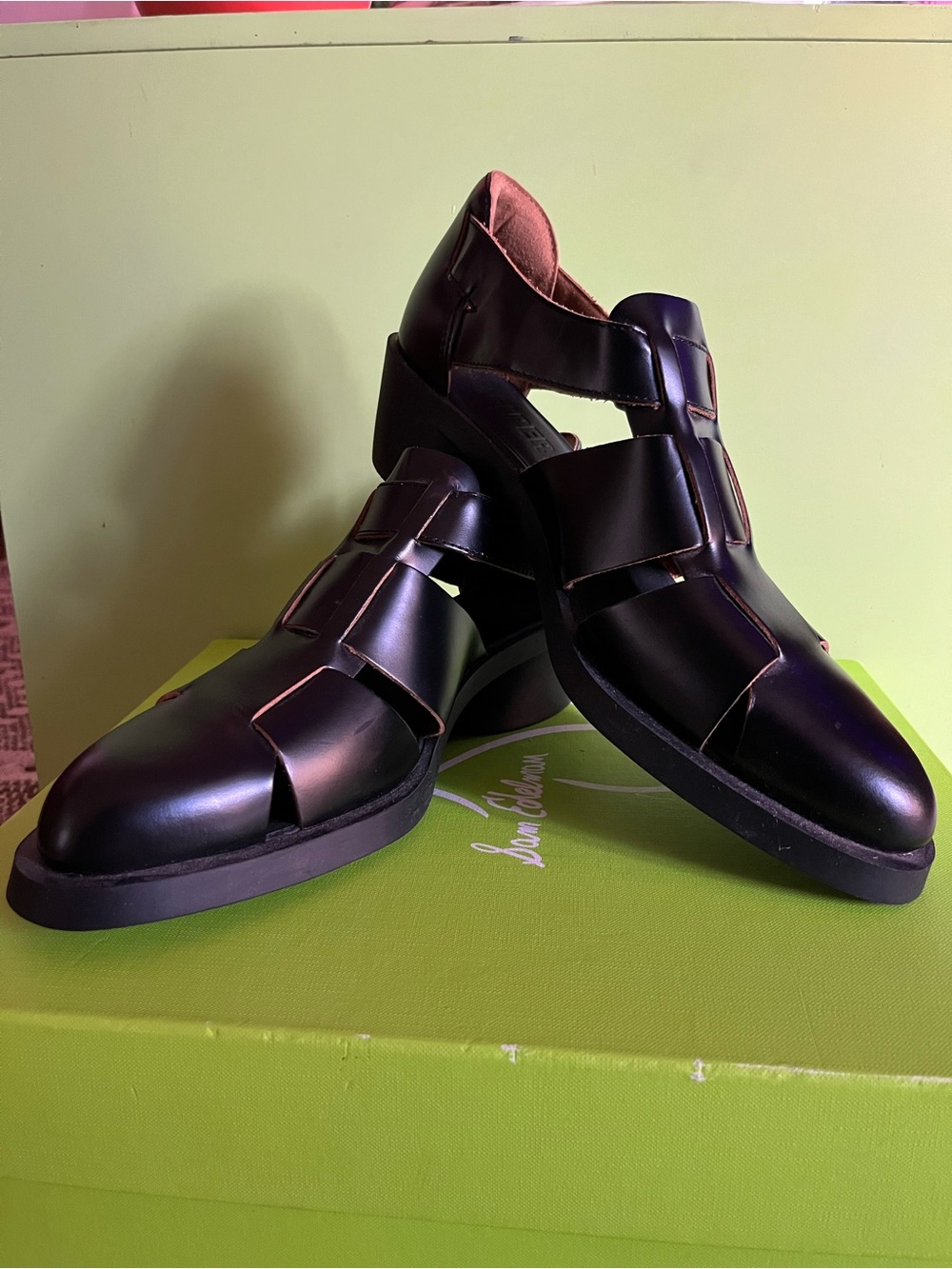 NWOT Camper leather heeled sandals - Picture 5 of 11